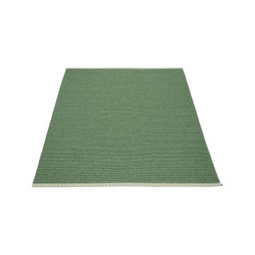 Covor pentru exterior și interior verde 140x200 cm Mono Leaf Oregano – Pappelina