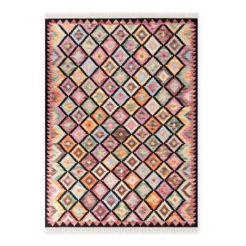 Covor reversibil, țesut manual din lână 120x170 cm Kamal Zara – Nouristan