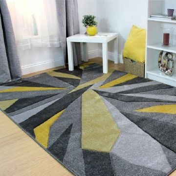 Covor Shatter Ochre 120x170 cm, Flair Rugs