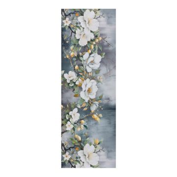 Covor tip traversă albastru lavabil 52x200 cm Ricci Sara – Universal