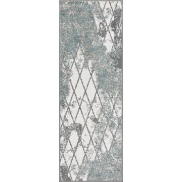 Covor tip traversă albastru prăfuit 70x200 cm Sensi Gepi – FD