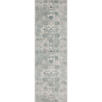 Covor tip traversă albastru prăfuit 80x250 cm Sensi Tris – FD