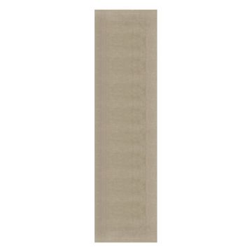 Covor tip traversă bej din lână 60x230 cm – Flair Rugs