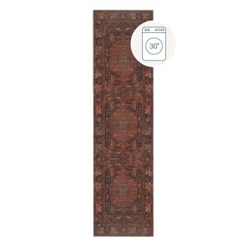 Covor tip traversă burgundy lavabil 60x230 cm Nico Global – Flair Rugs
