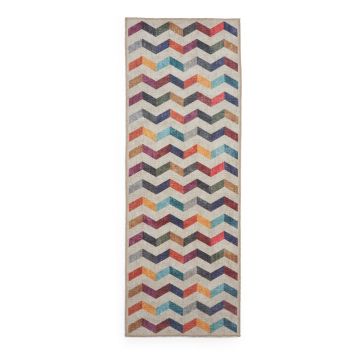 Covor tip traversă lavabil 76x230 cm Coral Multi – Think Rugs