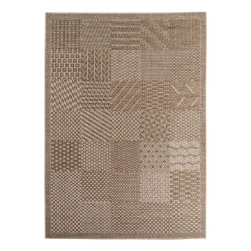 Covor tip traversă pentru interior și exterior bej 80x250 cm Ibiza 1902 – Ayyildiz Carpets