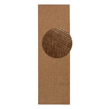 Covor tip traversă pentru interior și exterior maro 80x350 cm Nature – Hanse Home