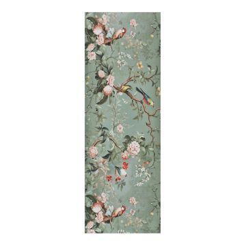 Covor tip traversă verde deschis lavabil 52x100 cm Ricci Monet – Universal