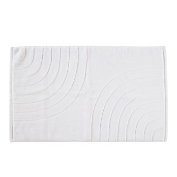 Covoraș de baie alb 50x80 cm Time – Zone
