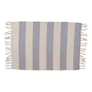 Covoraș de baie albastru/bej 50x80 cm Ivar – Tiseco Home Studio