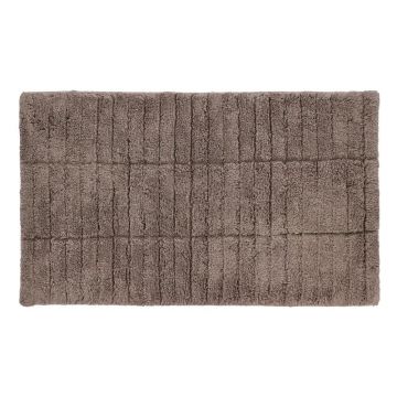 Covoraș de baie taupe 50x80 cm Tiles – Zone