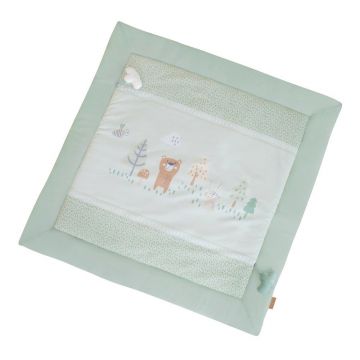 Saltea de joacă pentru copii verde-deschis 100x100 cm Woodland Buddies – Roba