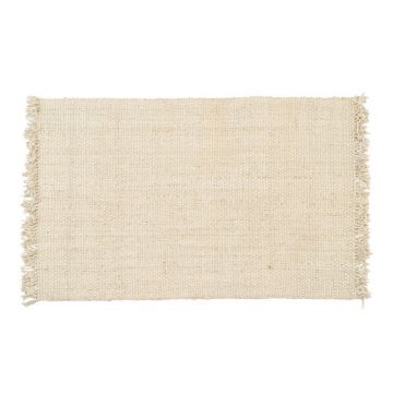 Covor crem din iută 160x230 cm Altea – Ixia