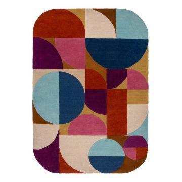 Covor țesut manual din lână 120x170 cm Mia Arch – Flair Rugs