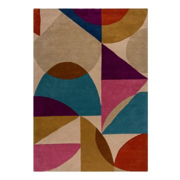 Covor țesut manual din lână 120x170 cm Oblix – Flair Rugs