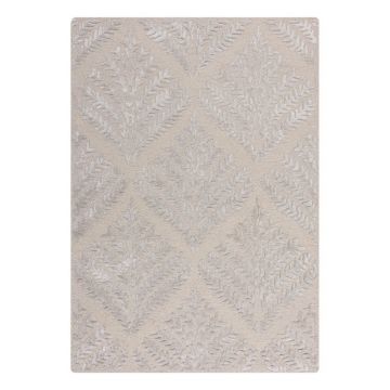 Covor grej țesut manual din amestesc de lână 160x230 cm Sloane – Flair Rugs