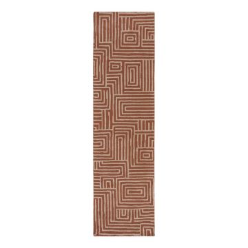 Covor tip traversă teracotă 80x300 cm Kylo – Flair Rugs