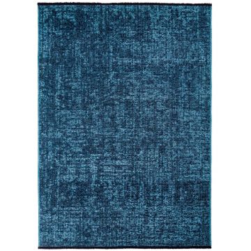 Covor traversa Space Albastru 80x250 cm la reducere