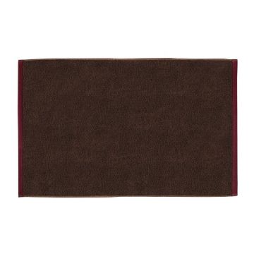 Covoraș de baie maro din bumbac organic 50x80 cm Soft – Mette Ditmer Denmark