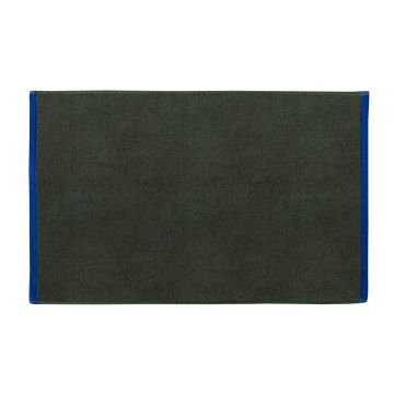 Covoraș de baie verde închis/albastru din bumbac organic 50x80 cm Soft – Mette Ditmer Denmark