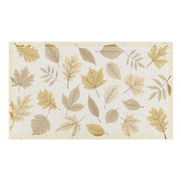 Covoraș de intrare 40x70 cm Autumn Neutral Leaves – Artsy Doormats