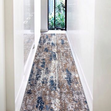 Covor, 121, 80x400 cm, Poliester, Nurca / albastru Covor, 121, 80x400 cm, Poliester, Nurca / albastru