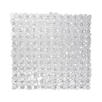 Covor baie anti-alunecare Wenko Paradise, 54 x 54 cm, transparent