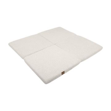 Covor de joacă pentru copii crem 120x120 cm - Meowbaby Covor de joacă pentru copii crem 120x120 cm - Meowbaby