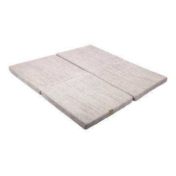 Covor de joacă pentru copii fildeș 120x120 cm - Meowbaby Covor de joacă pentru copii fildeș 120x120 cm - Meowbaby