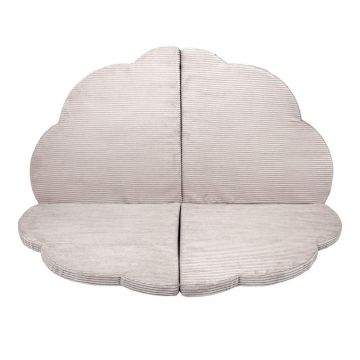 Covor de joacă pentru copii fildeș 160x160 cm - Meowbaby