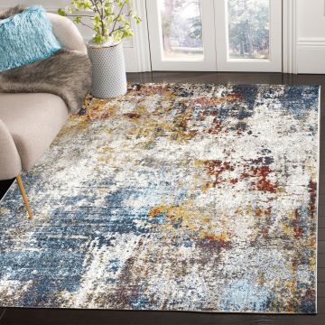 Covor, G6415 , 200x290 cm, Polipropilena, Crem / Albastru Covor, G6415 , 200x290 cm, Polipropilena, Crem / Albastru