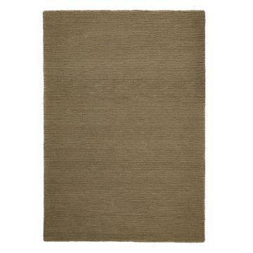 Covor kaki țesut manual din lână 200x290 cm Harris Boucle – Flair Rugs
