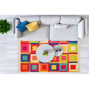 Covor, Ln 08 Multy Sacakli Nw , 75x300 cm, Poliester, Multicolor Covor, Ln 08 Multy Sacakli Nw , 75x300 cm, Poliester, Multicolor