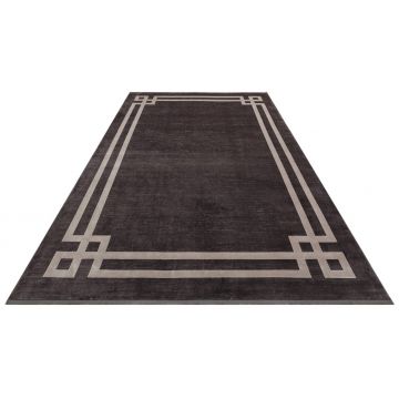 Covor, Lug 01 Antrasit Grey , 80x150 cm, Viscoza, Gri Covor, Lug 01 Antrasit Grey , 80x150 cm, Viscoza, Gri