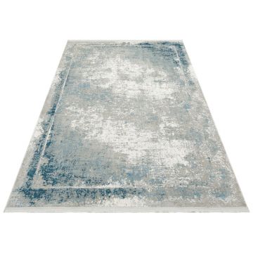 Covor, Vr 17 Grey Blue Xw , 100x200 cm, Viscoza, Multicolor Covor, Vr 17 Grey Blue Xw , 100x200 cm, Viscoza, Multicolor