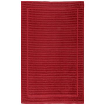 COVORAȘ DE BAIE 60/100 cm bordo, culoare lemn cireș