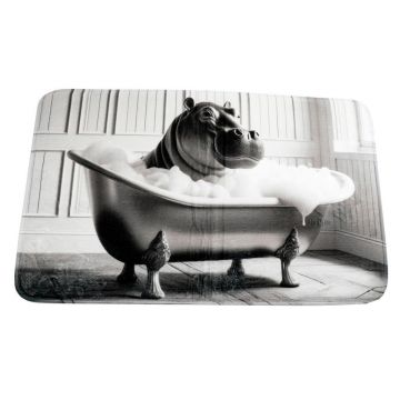 Covoraș De Baie  gri, alb