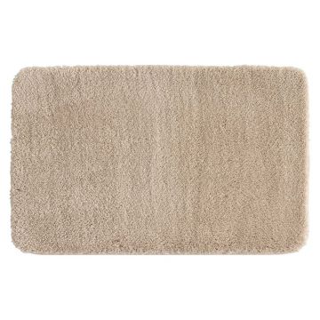 Covoraș de baie maro deschis 50x80 cm Mael – douceur d'intérieur Covoraș de baie maro deschis 50x80 cm Mael – douceur d'intérieur