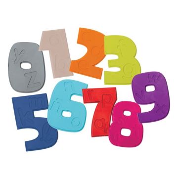 Covorașe antiderapante pentru copii pentru cadă 10 buc. 11x12,5 cm Chifres – MSV Covorașe antiderapante pentru copii pentru cadă 10 buc. 11x12,5 cm Chifres – MSV