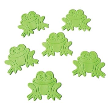 Covorașe antiderapante pentru copii pentru cadă 6 buc. 9x8 cm Grenouilles – Spirella Covorașe antiderapante pentru copii pentru cadă 6 buc. 9x8 cm Grenouilles – Spirella