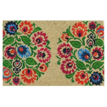 Covoras intrare Flower Power design Flori, 40x60 cm Covoras intrare Flower Power design Flori, 40x60 cm