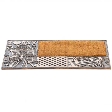 Covoras intrare Postmat design New York, 45x75 cm Covoras intrare Postmat design New York, 45x75 cm