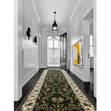 Traversa tip Mocheta Model Lotos 523-310, latime 150cm