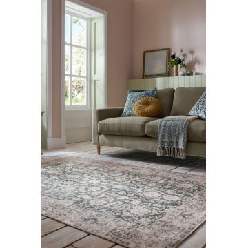Covor Beau Floral Verde 152x230 cm, Flair Rugs