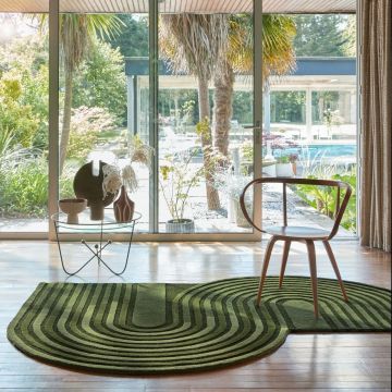 Covor Conway Retro Shaped Verde masliniu 120x180 cm, Flair Rugs
