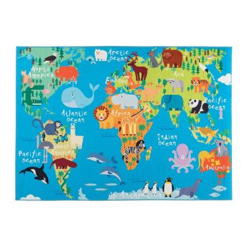 Covor copii My Torino Kids Albastru 80x120 cm