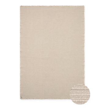 Covor crem țesut manual din bumbac 200x300 cm Handloom – Lorena Canals