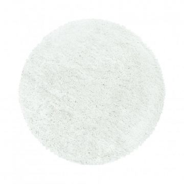 Covor Fluffy Alb 120x120 cm