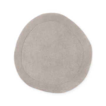 Covor gri țesut manual rotund din amestesc de lână ø 160 cm Kari Organic – Villeroy&Boch