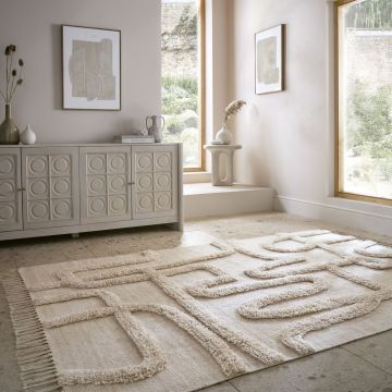 Covor Loma Wool Natural 240x340 cm, Flair Rugs ieftin